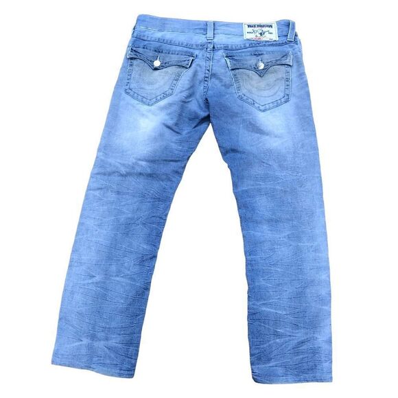 Vintage True Religion Jeans Size 32 SKINNY Blue - Picture 3 of 9